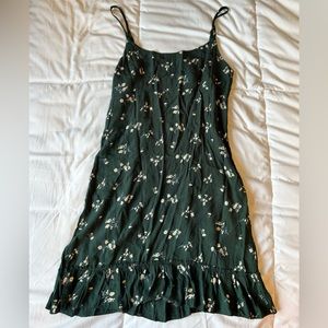Brandy Melville Green floral Colleen dress